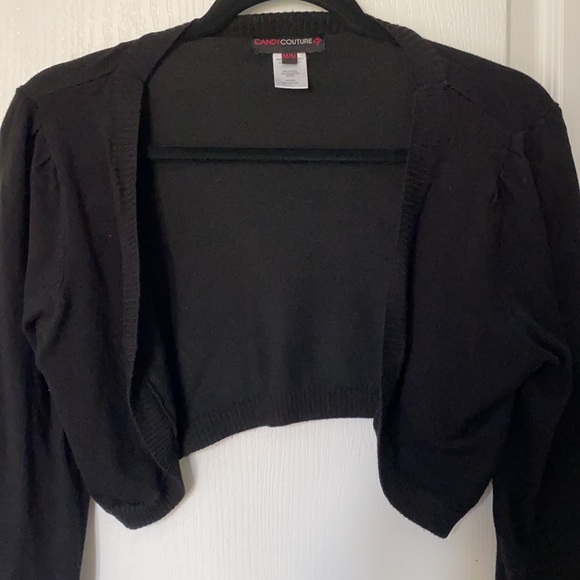 Short Women’s Black Cardigan - Picture 2 of 3